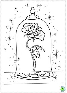 Beauty And The Beast Rose Sketch At Paintingvalley Com Explore Collection Of Beauty And The Beast Rose Sketch