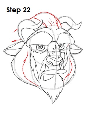 300x388 How To Draw The Beast - Beauty And The Beast Sketch