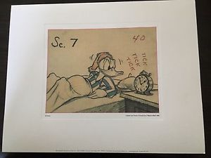300x225 Disney Donald Duck Early To Bed Sketch Ebay - Bed Sketch