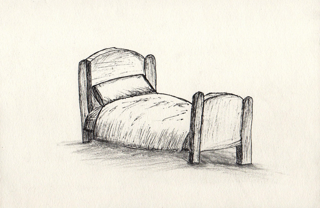 1024x667 Bed Sketch By Iamjcat - Bed Sketch