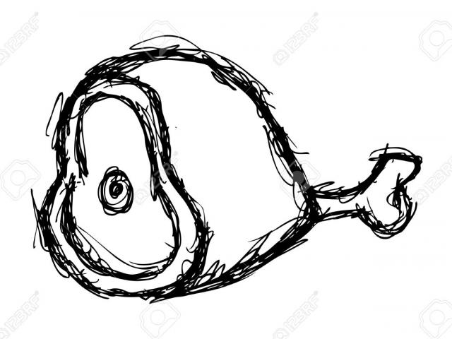 640x480 Drawn Beef Drawing - Beef Sketch