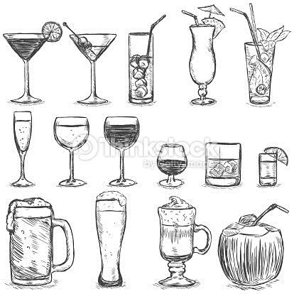 414x414 Beer Glass Sketch - Beer Glass Sketch