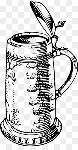 260x500 Free Download Beer Stein Tankard Beer Glasses Drawing - Beer Sketch