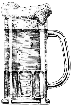 293x431 I Drink Delicious Beer - Beer Sketch