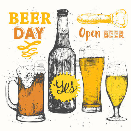 450x450 Sketch Clipart Beer - Beer Sketch