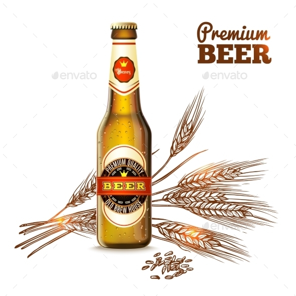 590x590 Beer Sketch Concept By Macrovector Graphicriver - Beer Sketch