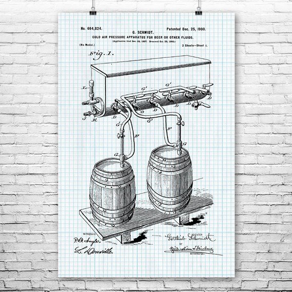 570x570 Beer Tap System Poster Art Print Beer Poster Beer Wall Art Etsy - Beer Tap Sketch