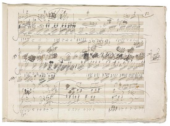 550x408 Piano Trio In D Major, Op. 70, No. 1 Ludwig Van Beethoven The - Beethoven Sketches