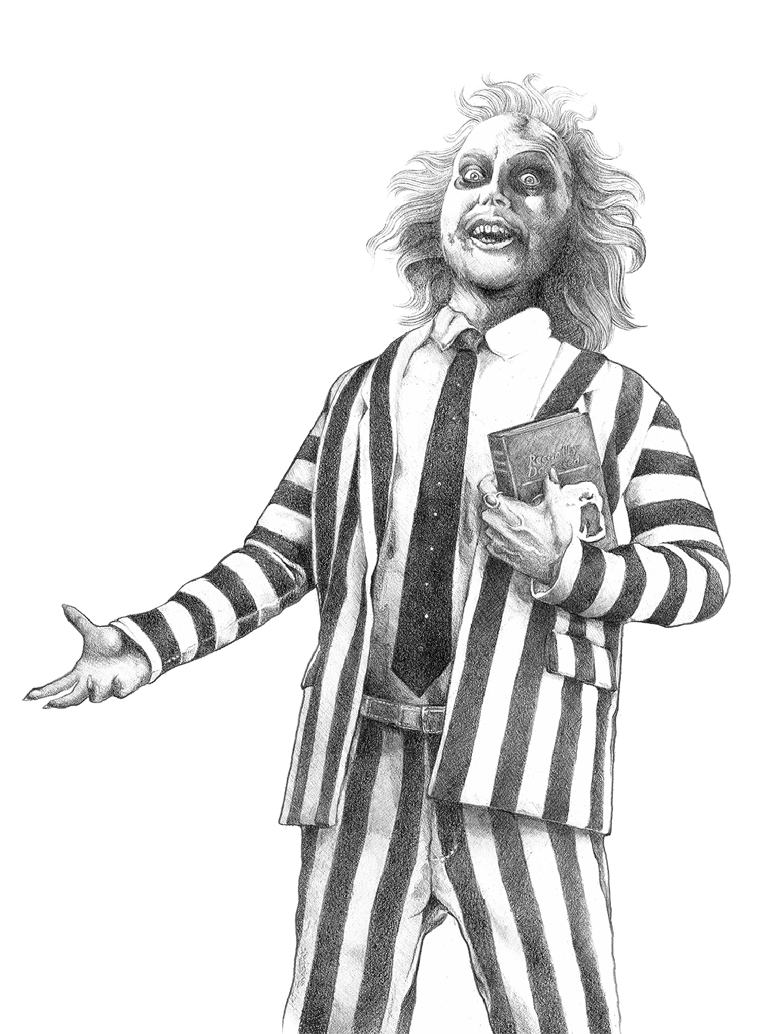 Beetlejuice Sketch at PaintingValley.com | Explore collection of ...