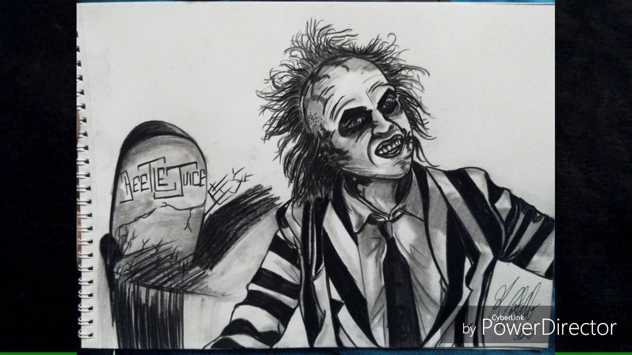 1280x720 Beetlejuice Sketch In Silence - Beetlejuice Sketch
