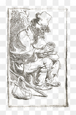 260x395 The Beggar Of The Stick, Sketch, Pencil Drawing, Sticks Png Image - Beggar Sketch