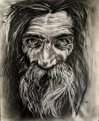 350x426 Touchtalent - Beggar Sketch