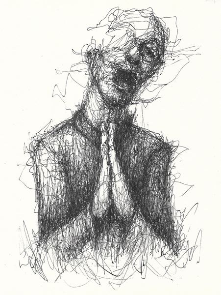 451x600 The Beggar - Beggar Sketch