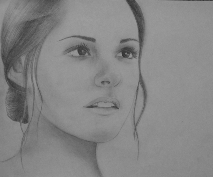 700x583 Bella Swan Realistic Drawing Drawing Skill - Bella Sketch