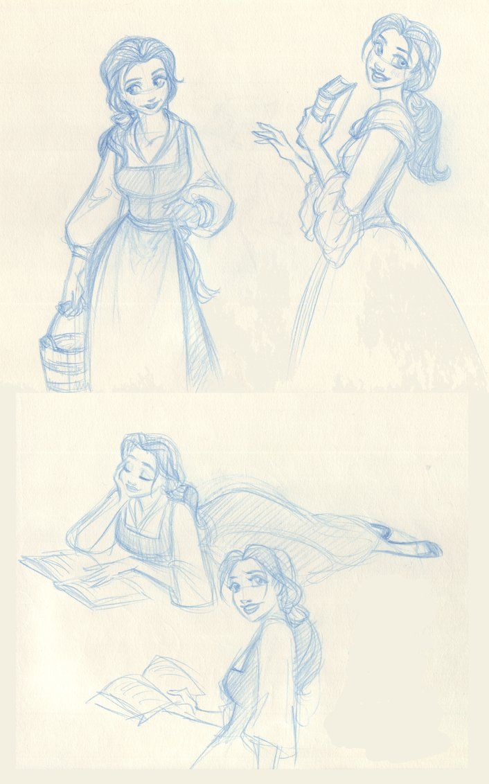 706x1132 Belle Sketches Disney Madness Belle, Sketches And - Belle Sketch