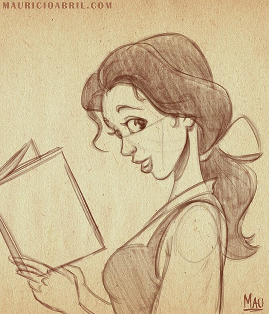 524x612 Mausketch - Belle Sketch