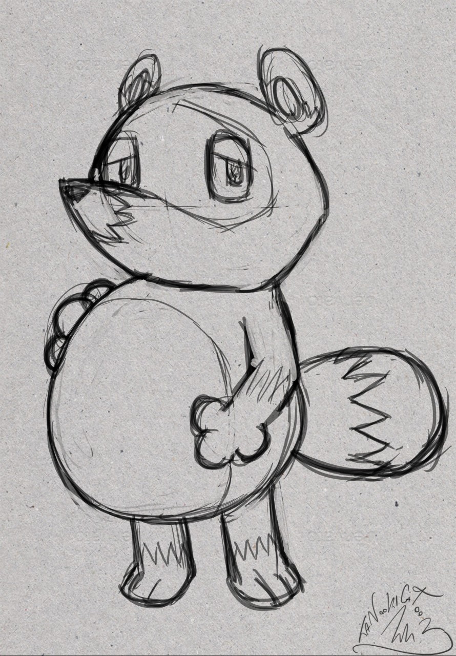 890x1280 Nook Belly~ Sketch By Tanookicatoon - Belly Sketch