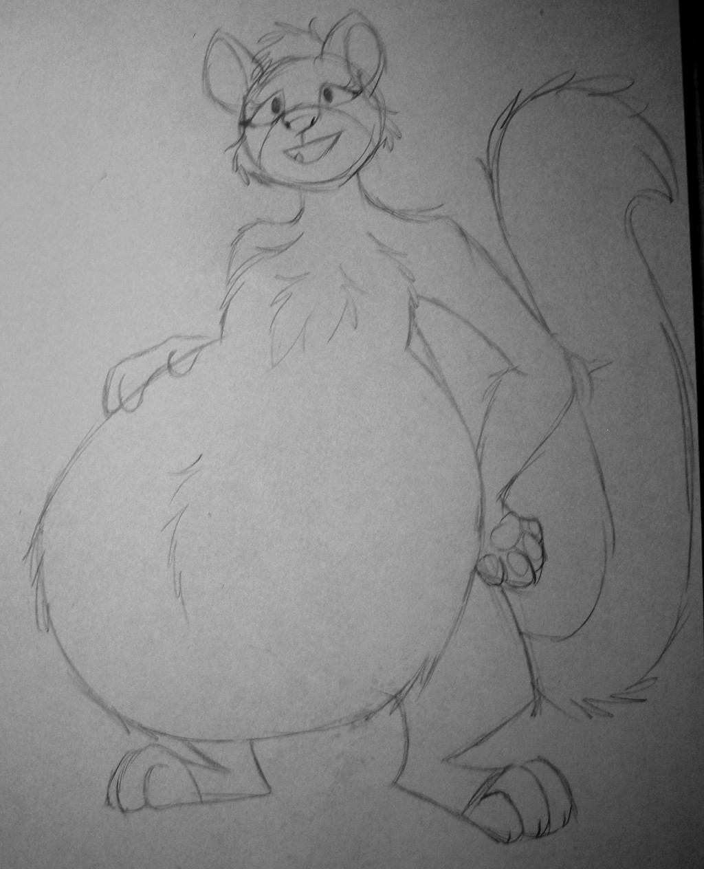 1024x1264 Widget Belly Sketch By Flexico - Belly Sketch