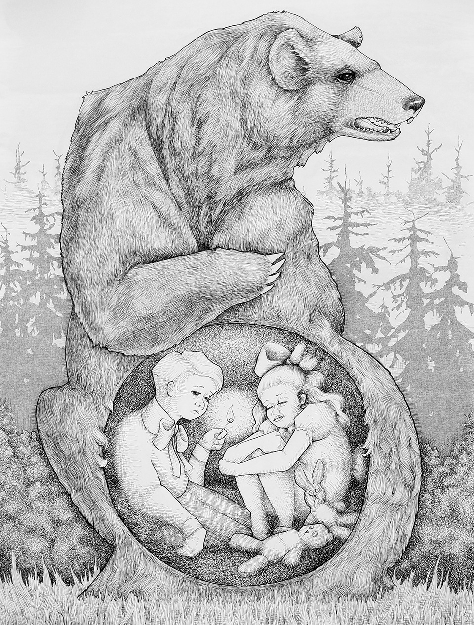 960x1266 Belly Of The Beast Desarae Lee - Belly Sketch