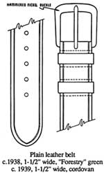 150x250 National Park Service Uniforms (Badgesinsignia) - Belt Sketch