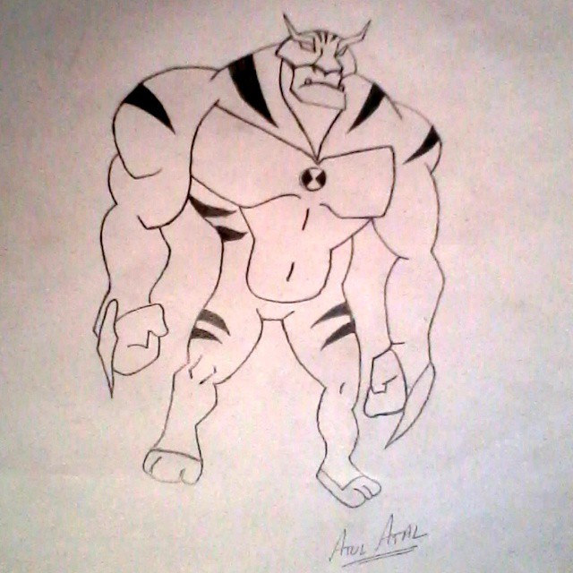 640x640 Rath - Ben 10 Sketch