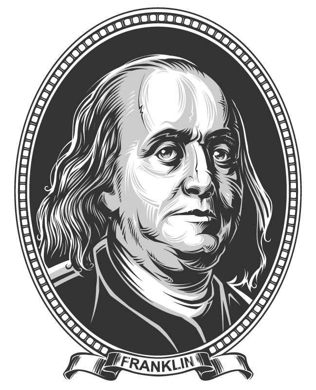 649x800 Benjamin Franklin On Behance - Ben Franklin Sketch