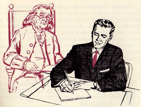 470x358 How To Make Good Decision, From Ben Franklin The Art Of Manliness - Ben Franklin Sketch