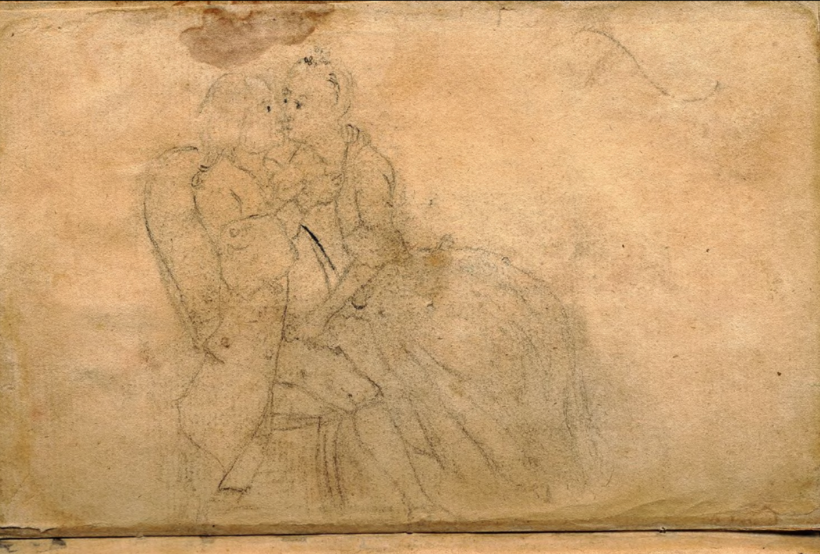 1600x1081 Two Nerdy History Girls A Scandalous Sketch Of Benjamin Franklin - Ben Franklin Sketch
