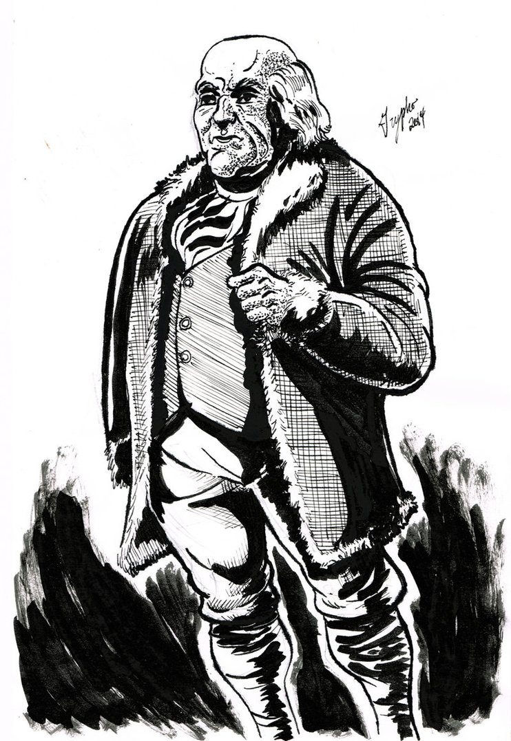 742x1077 Ben Franklin Sketch By Sirgryphon - Ben Franklin Sketch