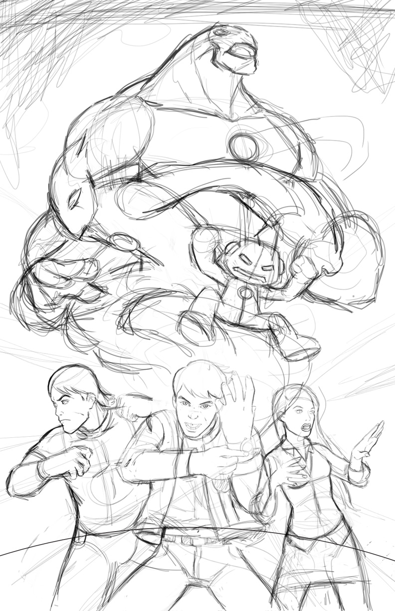 792x1224 Rivaganda Ben 10 Alien Force - Ben Ten Sketch
