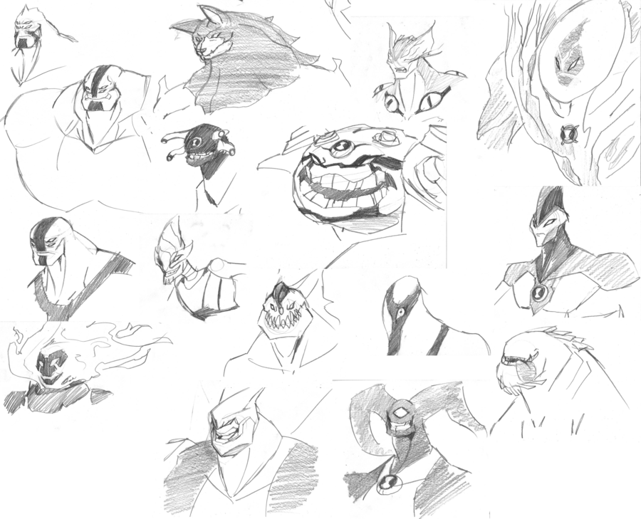 900x729 Ben 10 Sketch Dump By Spottedalienmonster - Ben Ten Sketch