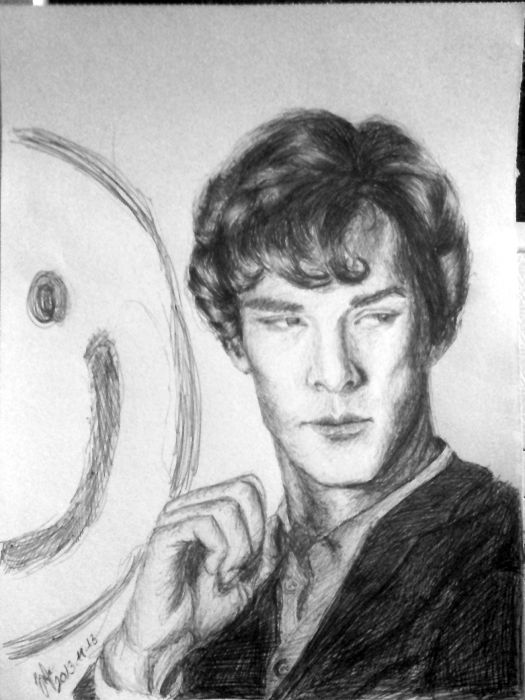 525x700 Portrait Of Benedict Cumberbatch By Gabhe90 On Stars Portraits - Benedict Cumberbatch Sketch