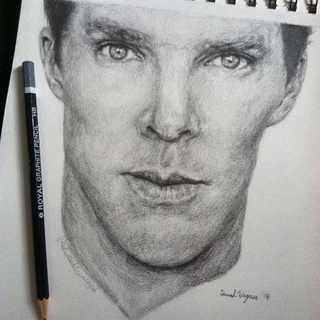 320x320 Benedictcumberbatch Drawings On Paigeeworld. Pictures Of - Benedict Cumberbatch Sketch