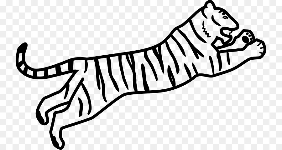 900x480 Drawing Art Bengal Tiger Sketch - Bengal Tiger Sketch