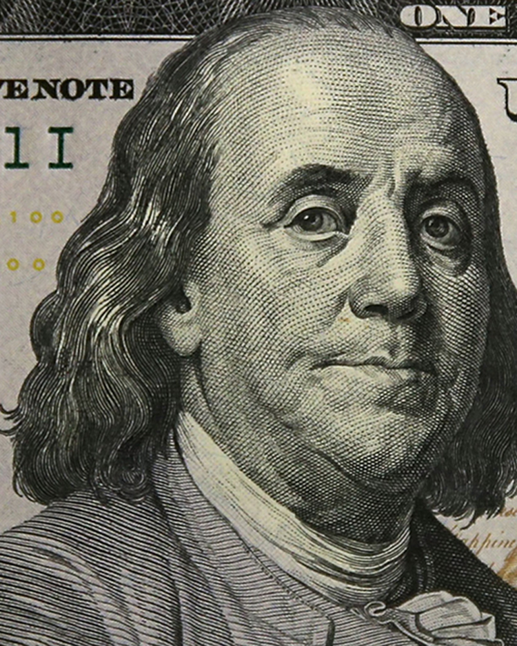 750x936 Benjamin Franklin Sketch Drawing Skill - Benjamin Franklin Sketch