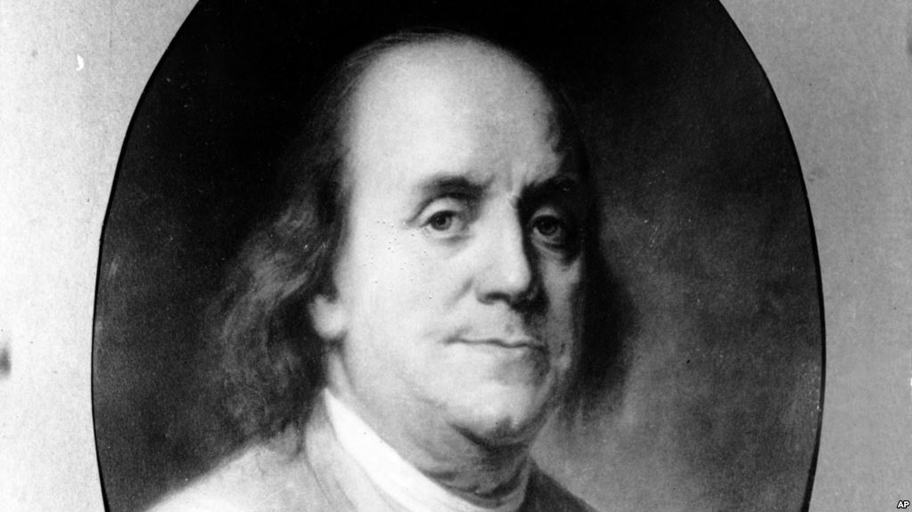 1023x575 Franklin Designed Lightning Rod Saves Historic Maryland Building - Benjamin Franklin Sketch