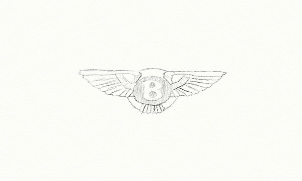 600x361 Bentley Logo By Distantecho9 - Bentley Logo Sketch