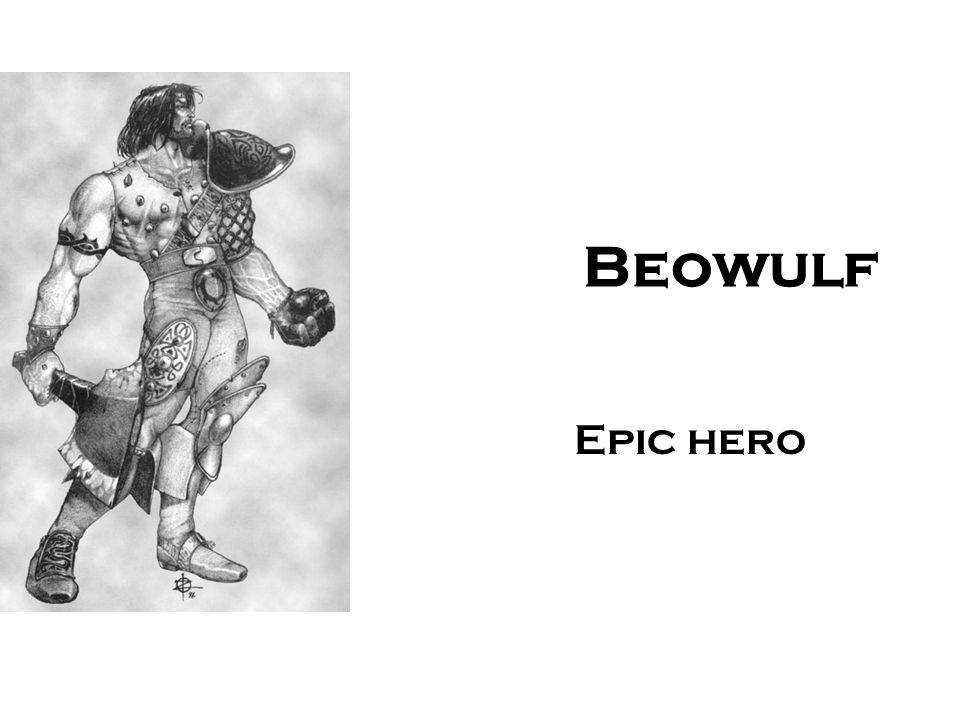 960x720 Beowulf Epic Hero. - Beowulf Sketch
