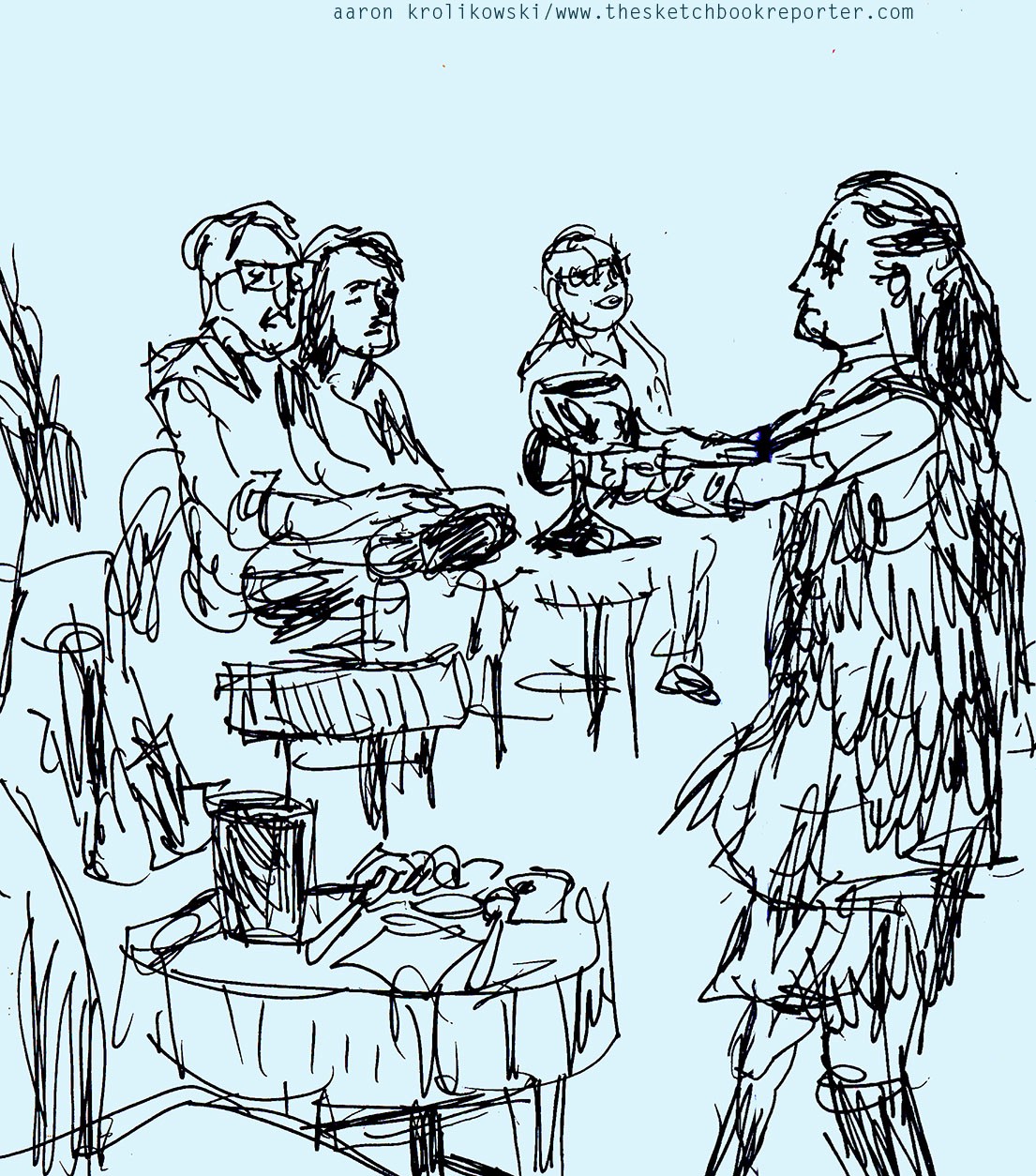 1105x1254 Beowulf The Sketch Book Reporter - Beowulf Sketch