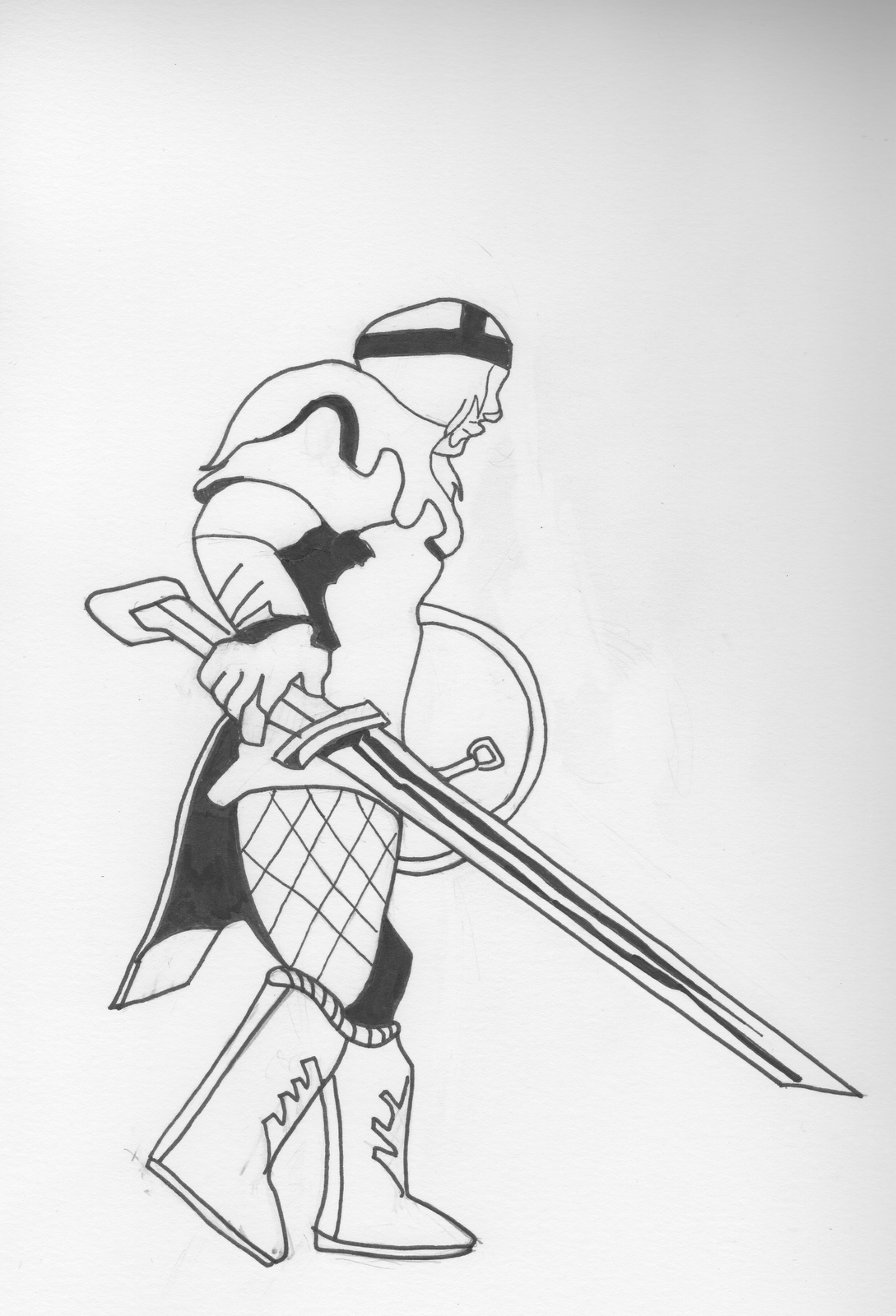 1089x1600 Cnt The Life And Times Beowulf Sketches - Beowulf Sketch