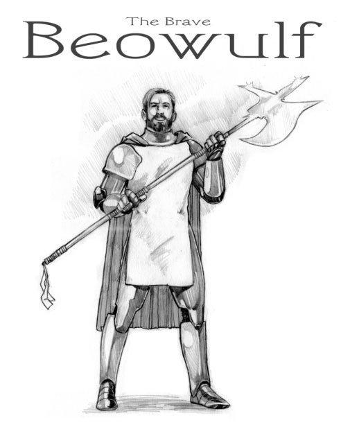 505x639 Beowulf - Beowulf Sketch