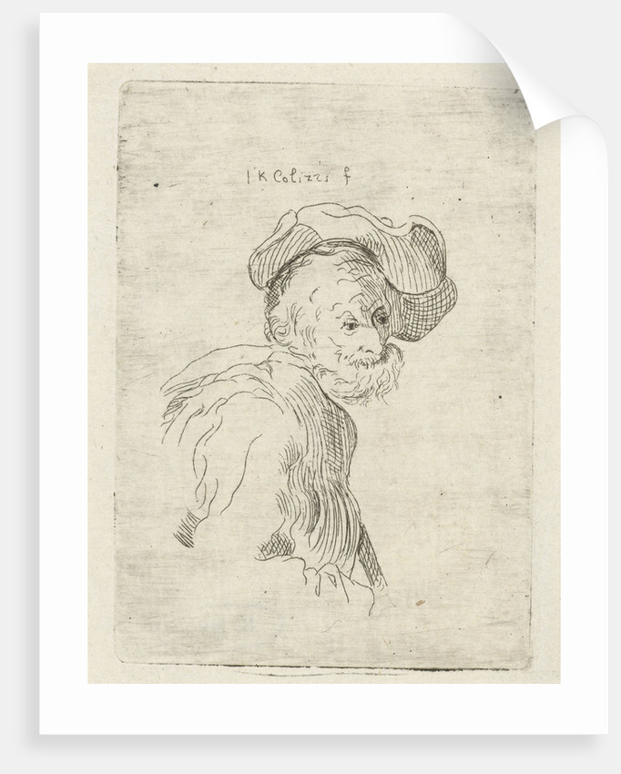 682x850 Portrait Of A Man With Beret Posters Amp Prints By Johan Antoni - Beret Sketch