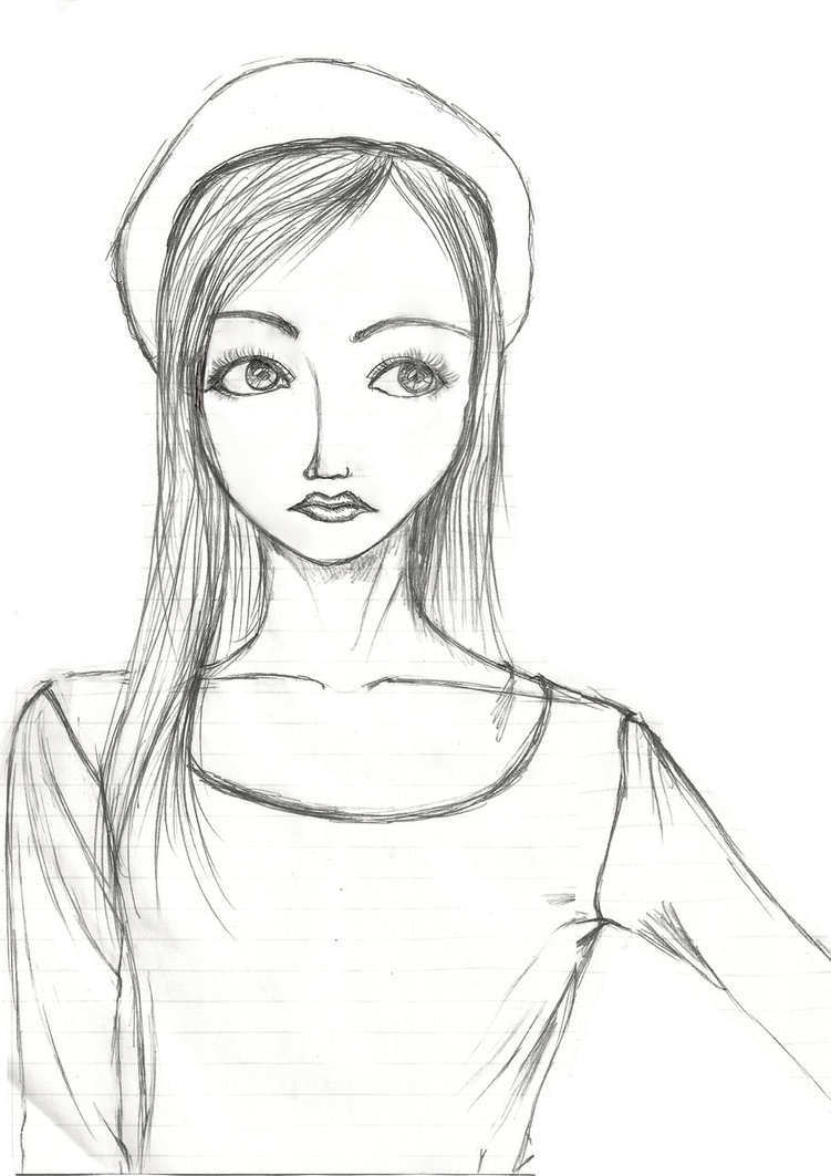 751x1063 Beret Sketch By Balletbunhead20 - Beret Sketch
