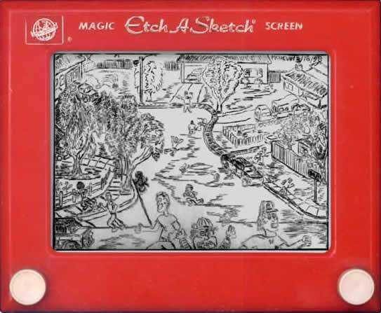 543x447 Etch A Sketch Drawings Cynical C - Best Etch A Sketch Drawings