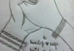 300x210 Anime Friendship Sister Cute Drawing Pictures - Best Friend Sketches