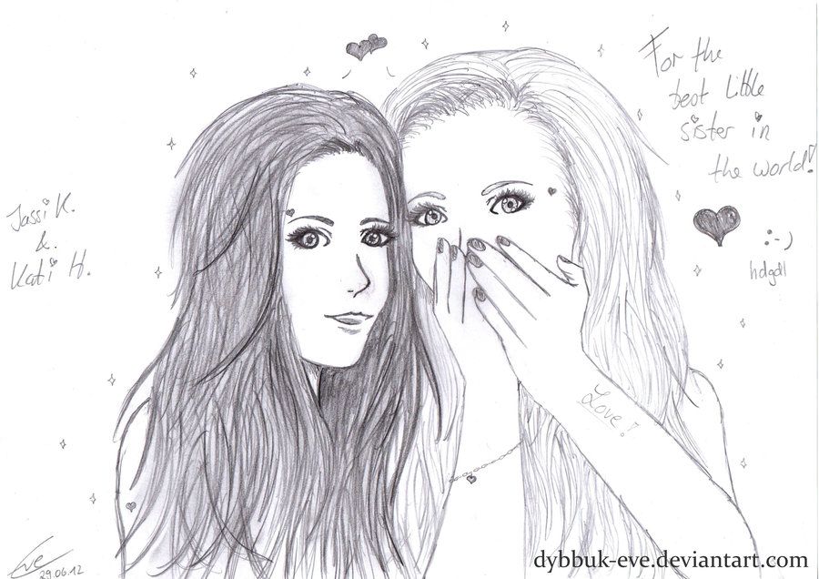 900x636 Sketches Of Best Friends Forever - Best Friends Forever Sketch