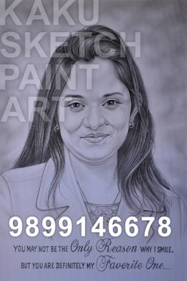 273x410 Best Pencil Sketch Artist In Delhi , Sketch For Gift, Portrait - Best Sketch Artist