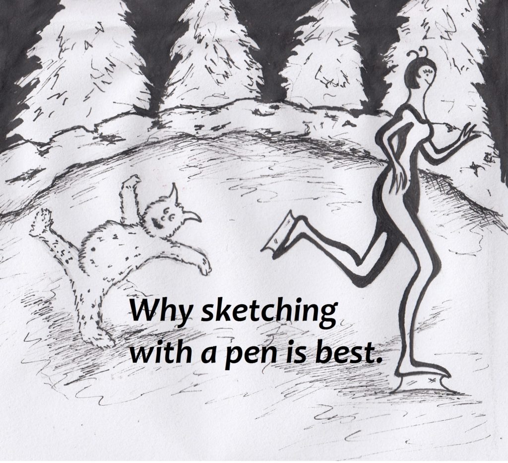 1024x933 Snap That Pencil! Why Sketching With A Pen Is Best. - Best Sketching Pictures
