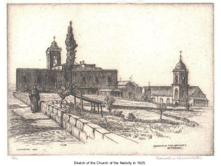 728x546 Church Of Nativity Bethlehem - Bethlehem Sketch