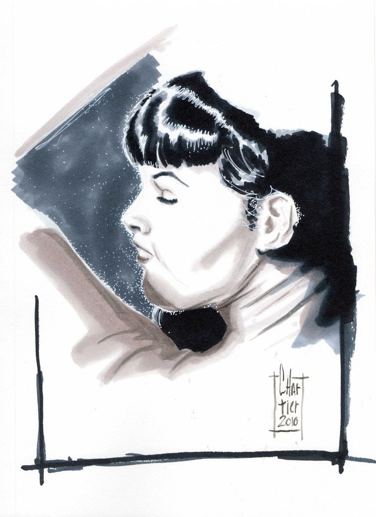 763x1048 Bettie - Bettie Page Sketch